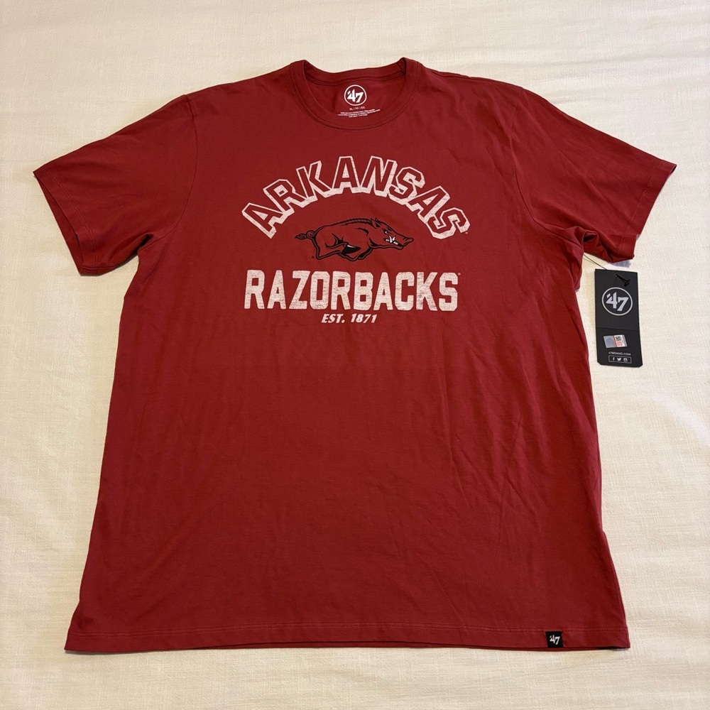 Men’s 47 Brand Arkansas Razorbacks Tee